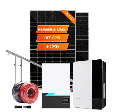 ระบบพลังงานแสงอาทิตย์ 3KW 5KW 10KW 20KW 30KW บนเครือไฟฟ้า