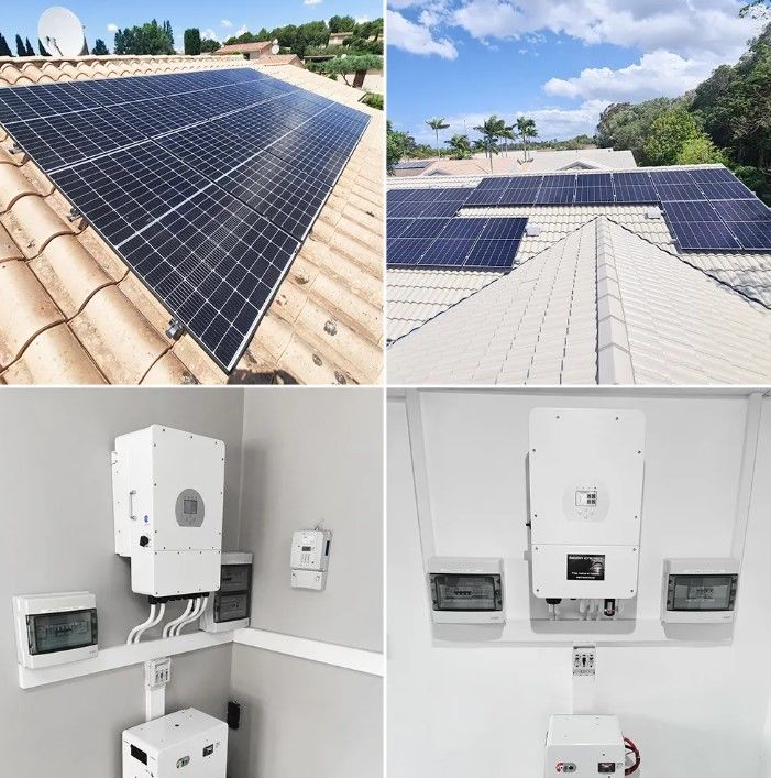 ระบบพลังงานแสงอาทิตย์ไฮบริดครบวงจร ระยะที่ 3 5Kw 8Kw 10Kw 48V