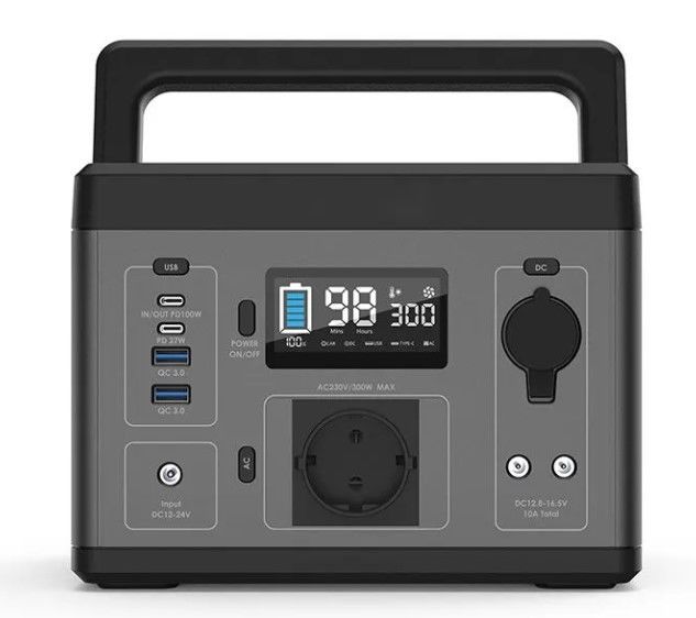 ผู้ผลิต 300w 600w 1200w 2200w Lifepo4 แบตเตอรี่ลิธีਅਮ ระบบพลังงานกลางแจ้ง เครื่องผลิตพลังงานแสงอาทิตย์ โรงไฟฟ้าพกพา