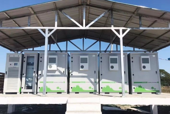 ESS 10 ปี ระยะเวลาใช้งาน แบตเตอรี่ภายนอก 1MWh 5MWh 10MWh 20ft 40ft ถัง แบตเตอรี่แสงอาทิตย์ ระบบเก็บพลังงาน
