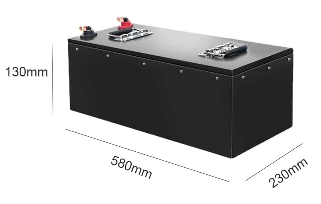 48V 100Ah LiFePO4 แบตเตอรี่ลิธีียม 3000+ วงจรลึก พร้อมพลังงานสํารอง BMS สําหรับรถไฟฟ้า E Tricycle
