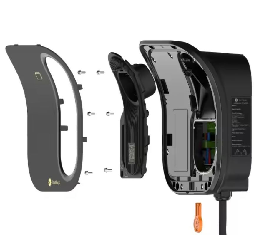 Smart Fast Weatherproof Outdoor Portable EV Car AC Charging Stack พร้อมแบตเตอรี่ สถานีชาร์จติดผนัง ฟรีสแตนดี้