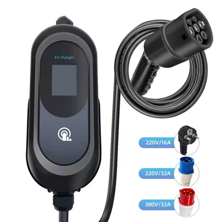 Smart Fast Weatherproof Outdoor Portable EV Car AC Charging Stack พร้อมแบตเตอรี่ สถานีชาร์จติดผนัง ฟรีสแตนดี้