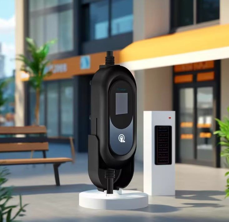 Smart Fast Weatherproof Outdoor Portable EV Car AC Charging Stack พร้อมแบตเตอรี่ สถานีชาร์จติดผนัง ฟรีสแตนดี้