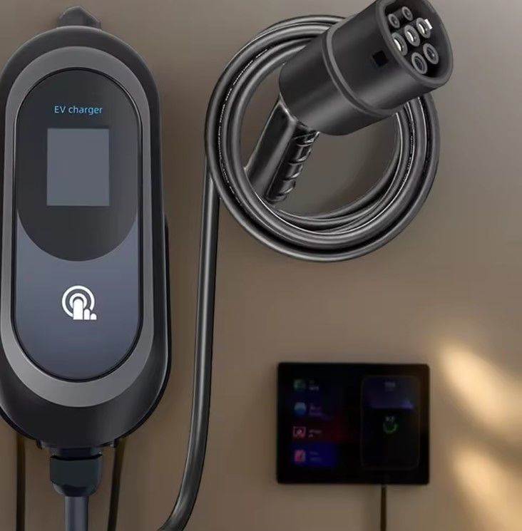Smart Fast Weatherproof Outdoor Portable EV Car AC Charging Stack พร้อมแบตเตอรี่ สถานีชาร์จติดผนัง ฟรีสแตนดี้